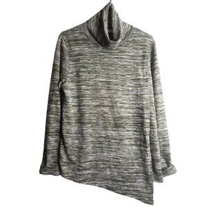 Lightweight  Green Turtleneck Nursing Sweater Sz XL Maternity Breast Feeding Top